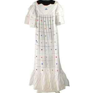 HAND EMBROIDERED MAXI DRESS